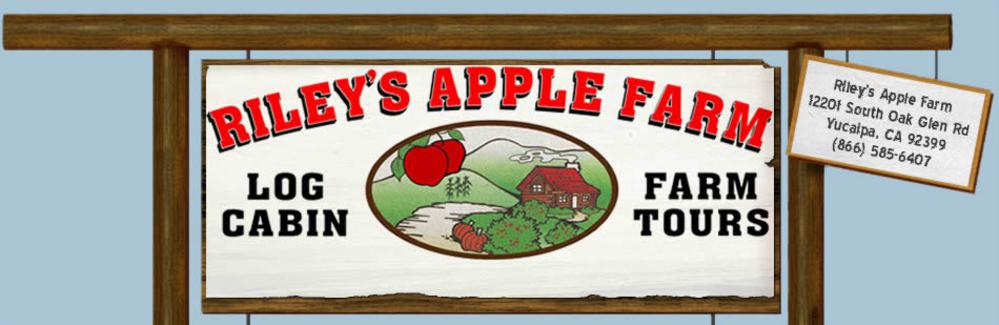 Rileys Apple Farm Sign